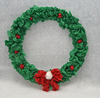 christmas wreath craft