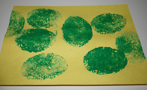 easter egg sponge painting craft