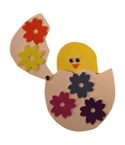 peek-a-boo chick craft