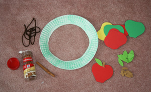 apple wreath supplies