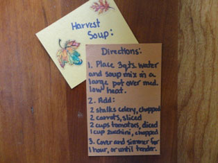 harvest soup directions