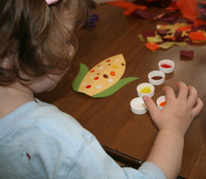 indian corn fall craft