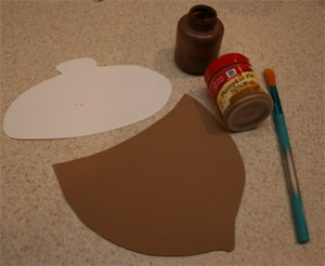spice acorn craft materials