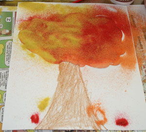 sand tree step 4