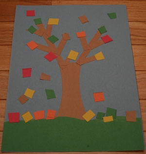 fall tree craft