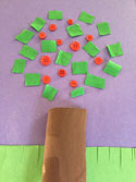 button apple tree craft