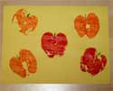 apple print fall craft