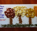 fall leaves spice art card