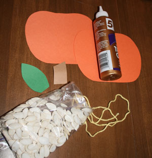 pumpkin craft materials