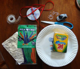 dress up hats craft materials