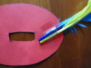 kids make believe mask craft
