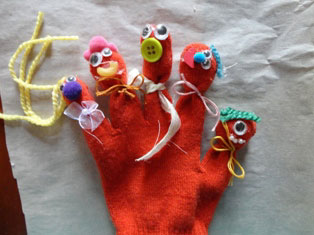 monster madness puppet craft