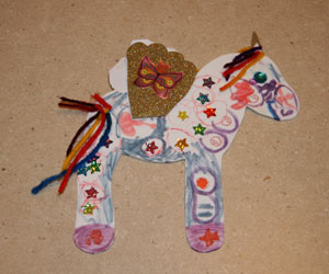 finished unicorn craft one