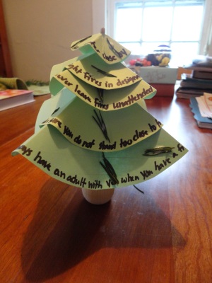 forest fire safety tree craft