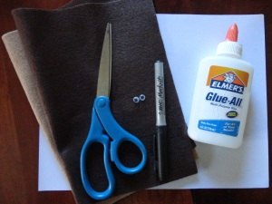 smokey bear craft materials