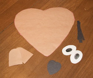 paper groundhog day craft supplies