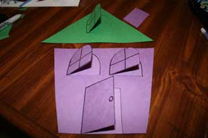 craft steps haunted house
