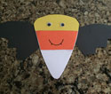 candy corn bat craft