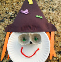 paper plate witch craft