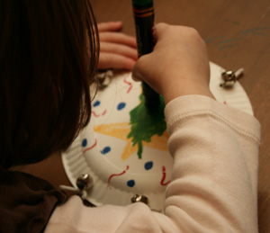 toddler tambourine craft