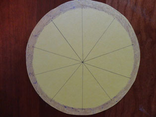 cardstock pizza