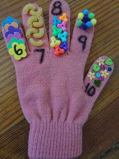 kids counting craft