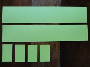 cardstock dominos craft