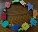 number and shapes necklace