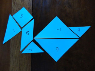 tangram bird