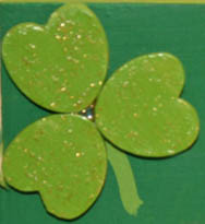 St. Patrick's Day Picture Frame Detail