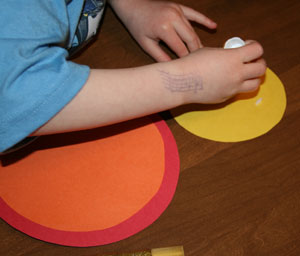 rainbow craft step 2