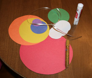 rainbow craft materials