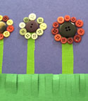 button flowers craft