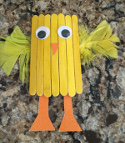 popsicle stick chick craft