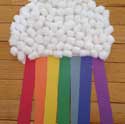 rainbow and cloud craft