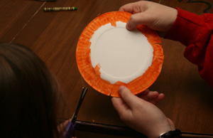 toddler paper plate leprechaun