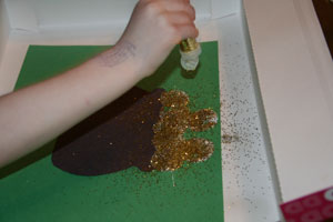 glittering pot of gold craft