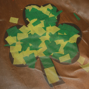 easy shamrock craft for kids