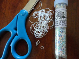 flower bracelet craft materials
