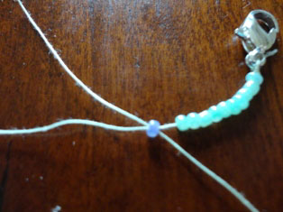 bead flower bracelet craft