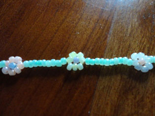 flower bracelet craft