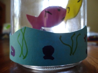 ocean in jar craft for kids