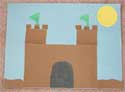sand paper sand castle