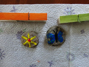 summer picnic clips craft step 1