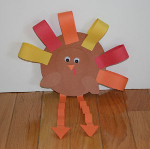 dancing turkey craft