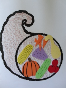 kids cornucopia craft