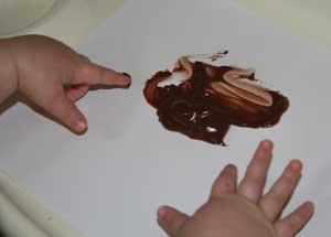 pudding turkey craft step 1