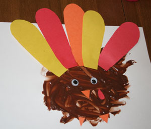 pudding turkey craft