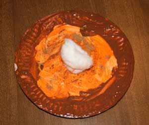 kids pumpkin pie craft