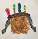 native american handprint craft